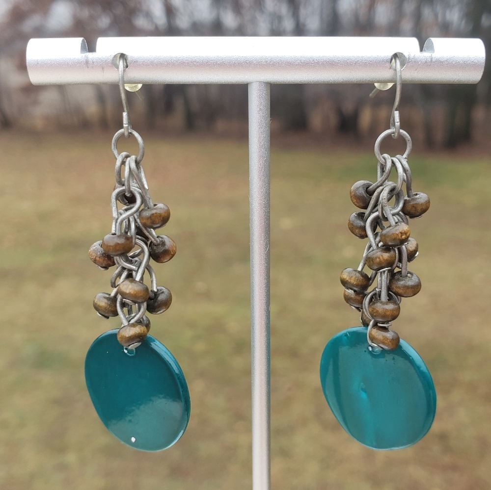 63. Beaded Dangle Earrings